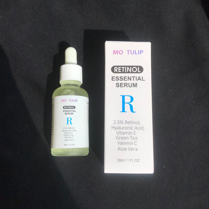 Suero facial reafirmante y antiarrugas con retinol y vitamina C de MO TULIP