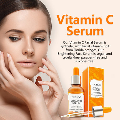 OUHOE Anti-Aging Vitamin C Serum: Reduces Wrinkles, Erases Visible Lines, and Firms the Skin