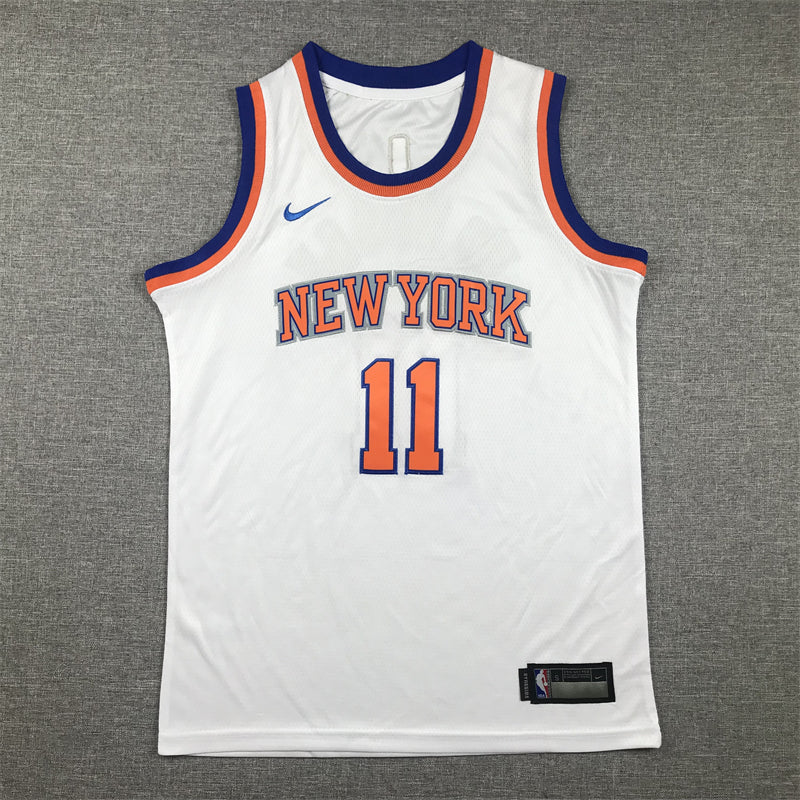 New York Knicks BRUNSON # 11 Blue City Edition and White Kids NBA Jersey