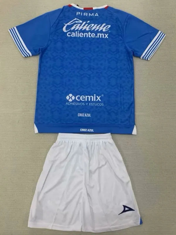 2024-25 Cruz Azul Home Kids Soccer Jersey