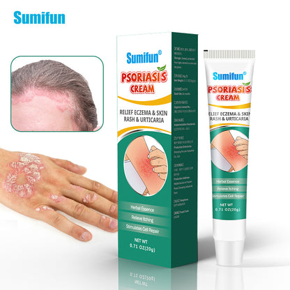 Crema SUMIFUN para psoriasis, dermatitis y eczema: alivia las bacterias y la picazón