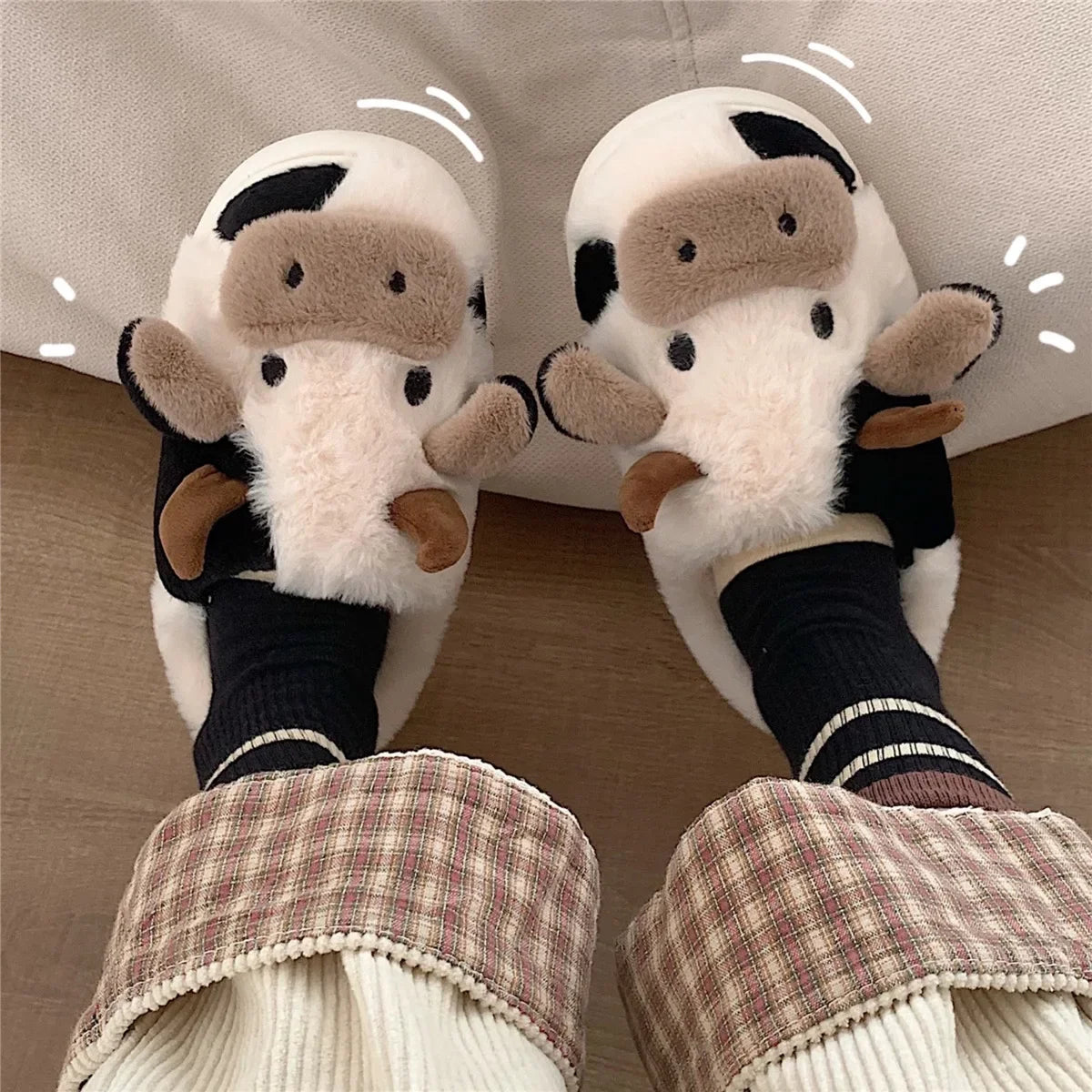 Pantuflas con forma de animalito