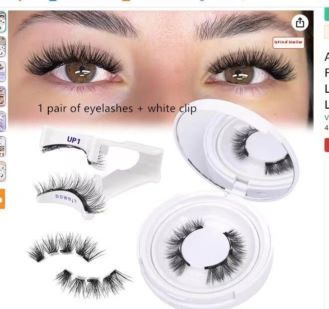 Magnetic Attraction False Eyelashes with Magnetic Clip for a Natural Look