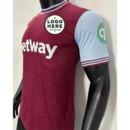 2024-25 West Ham Home Player Version Soccer Jersey