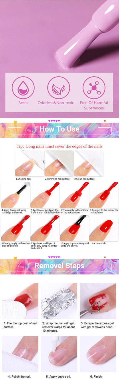 LILY CUTE Removable Phototherapy Nail Polish