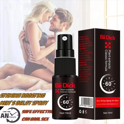 Bii Dick Delay Spray for Men - Long-Lasting Effect, Enhanced Performance, Natural and Fast Erection, Prolonged Intimacy, Men's Delay Spray