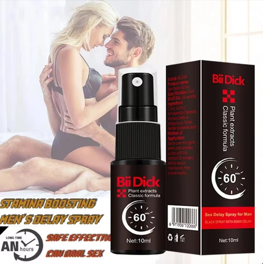 Bii Dick Delay Spray for Men - Long-Lasting Effect, Enhanced Performance, Natural and Fast Erection, Prolonged Intimacy, Men's Delay Spray