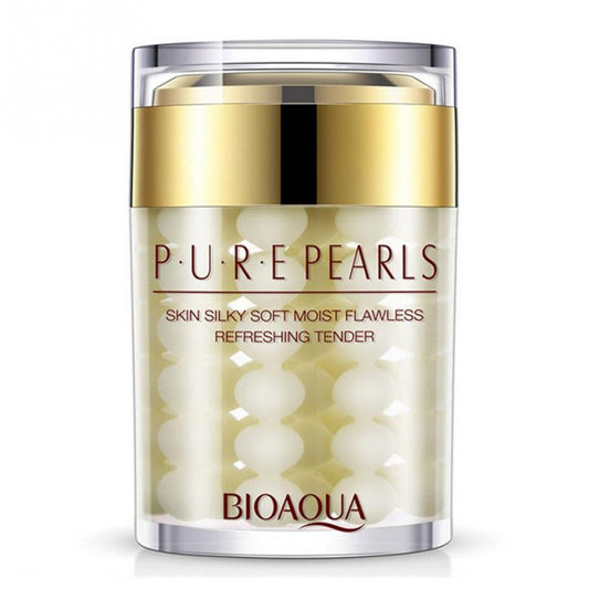 BIOAQUA Anti-Wrinkle Moisturizing Cream with Pure Pearl Essence for Removing Skin Spots and Acne, Anti-Aging, 60m