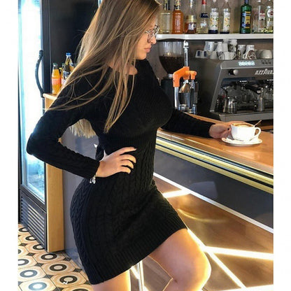 Party Split Pocket Shirt Dress women winter dress Elegant