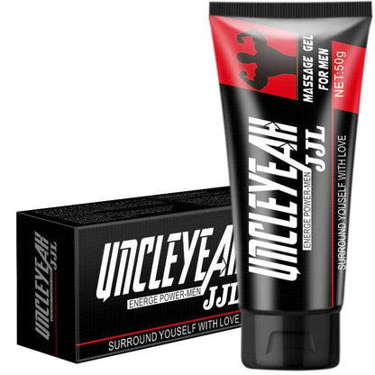 UNCLEYEAH JJL - Gel de masaje fortalecedor, engrosador, agrandador y potenciador para hombres, 50 g