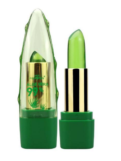 PEINEN Aloe Vera Gel, Color Changing Lipstick, Brightening Moisturizing Anti-Drying, Desalination Fine Grain Lip Balm Care