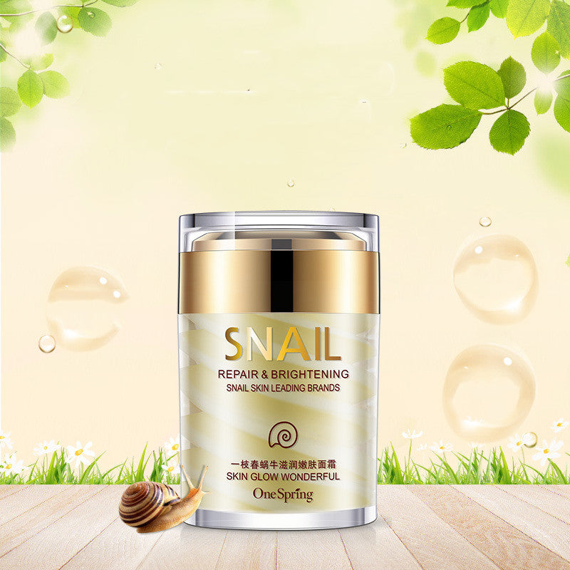 ONE SPRING Natural Snail Extract Anti-Wrinkle Moisturizing and Rejuvenating Repair Cream 60ml