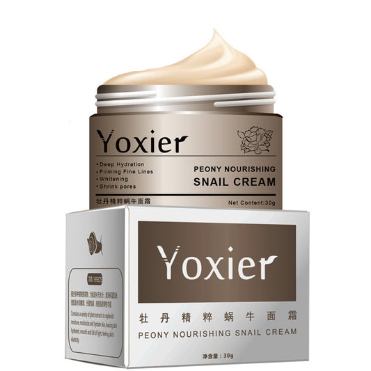 Crema hidratante antiarrugas con baba de caracol YOXIER 30 ml