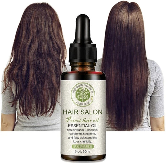 KANSIYI HAIR SALON Aceite esencial para el cuidado del cabello 30 ml - Tratamiento anticaída del cabello - Compre más, ahorre más 