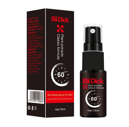 Bii Dick Delay Spray for Men - Long-Lasting Effect, Enhanced Performance, Natural and Fast Erection, Prolonged Intimacy, Men's Delay Spray