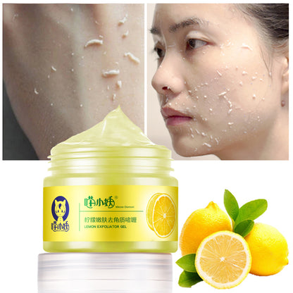 MEOW DEMON Lemon Cure Gel Dead Skin Cleanser Pore Opener Face Scrub.