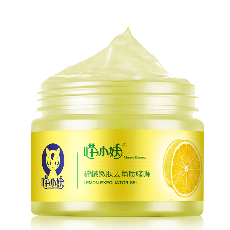 MEOW DEMON Lemon Cure Gel Dead Skin Cleanser Pore Opener Face Scrub.