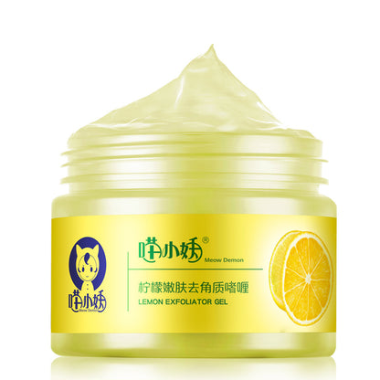 MEOW DEMON Lemon Cure Gel Dead Skin Cleanser Pore Opener Face Scrub.