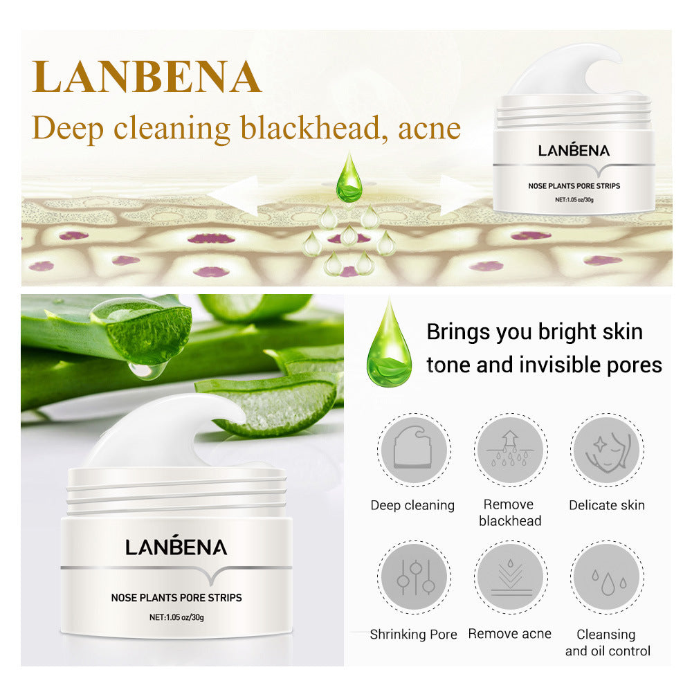 LANBENA Nose and Facial Acne and Blackhead Elimination Liquid and Patch