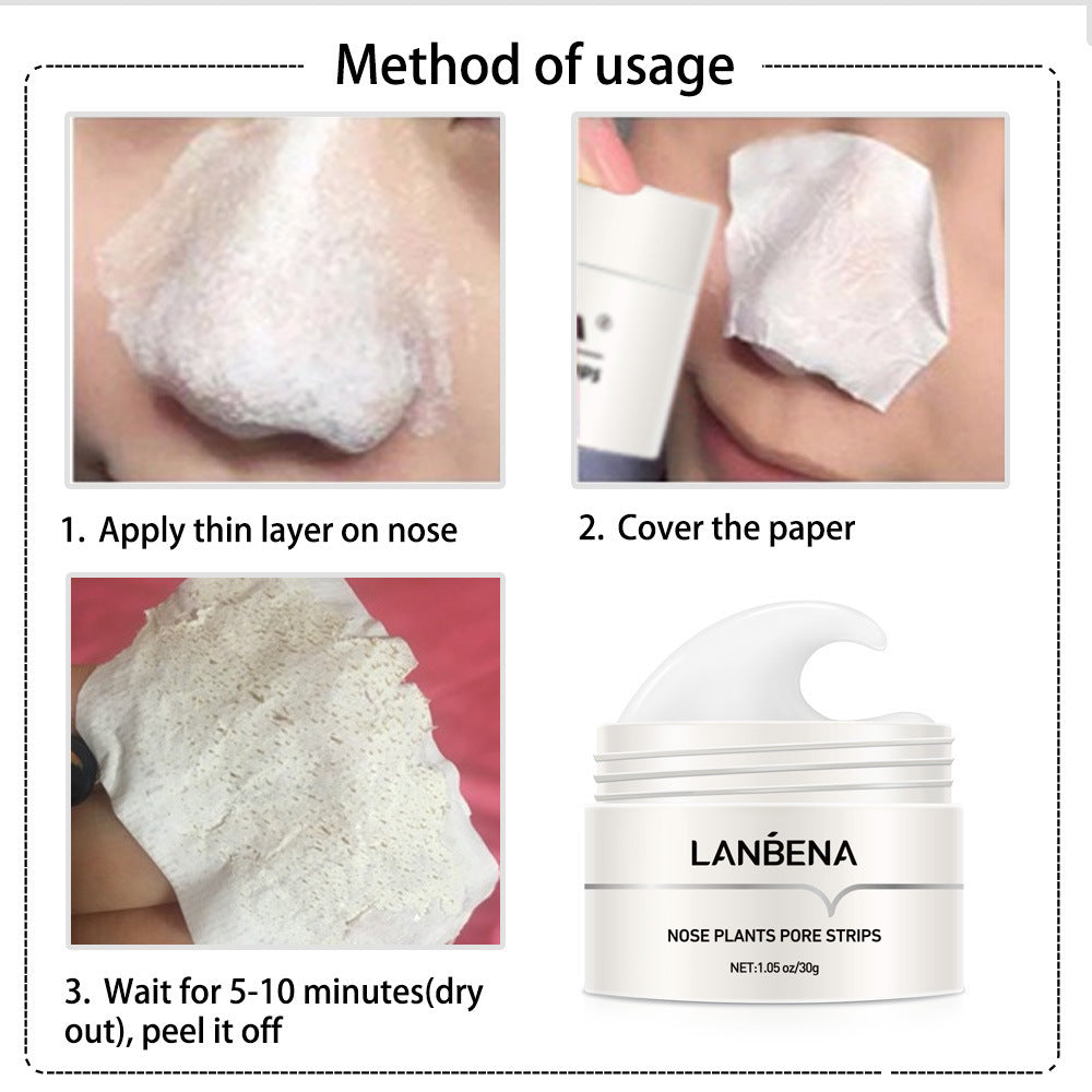 LANBENA Nose and Facial Acne and Blackhead Elimination Liquid and Patch