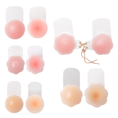 Breast Lift Adhesive Silicone - Washable Reusable Invisible Nipple Covers