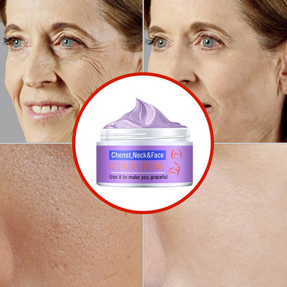 Crema reafirmante, hidratante, nutritiva y blanqueadora antiarrugas para rostro y cuello EELHOE