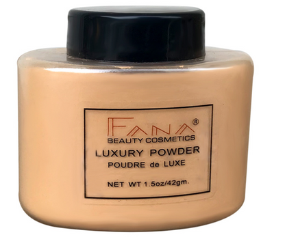 FANA Face Powder Foundation - Oil Control Full Coverage Banana Powder, Semi-Translucent Mineral