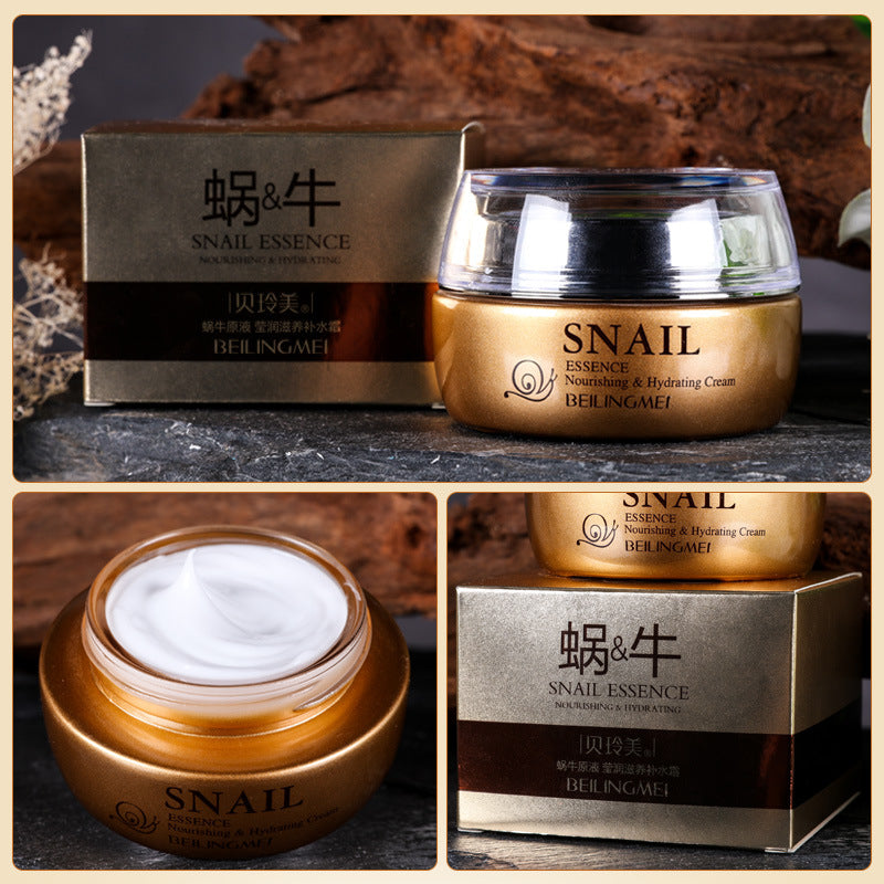 BEILINGMEI Moisturizing and Nourishing Cream Enriched with Snail Extract 50g.