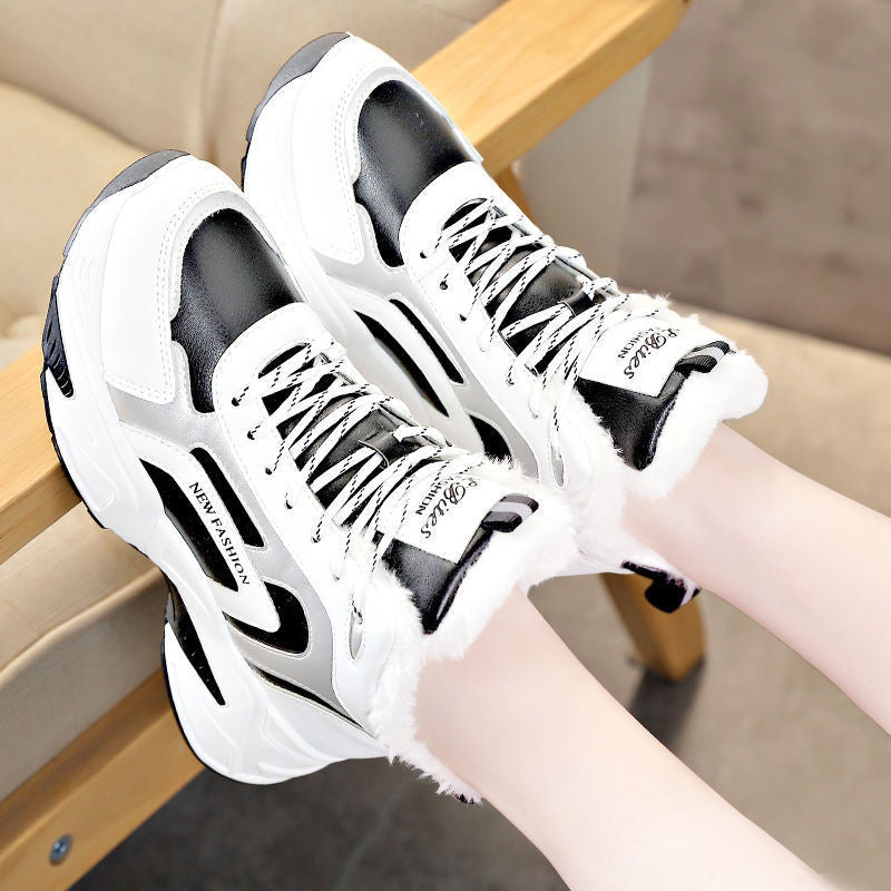 Korean Style Full Leather Sneakers for Students, Teens, and Adults – Running and Casual Sports Shoes