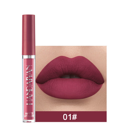 HANDAIYAN Matte Non-stick, Non-fading, Shiny Liquid Lipstick