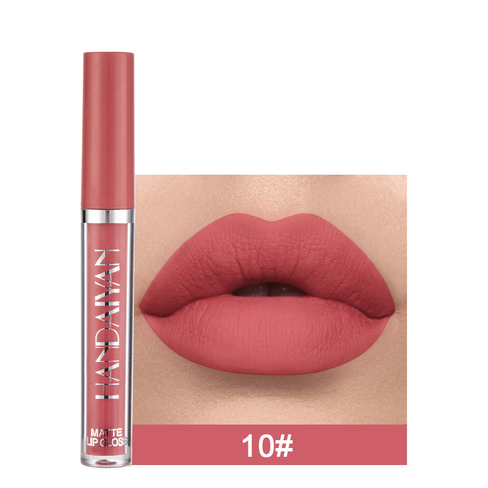 HANDAIYAN Matte Non-stick, Non-fading, Shiny Liquid Lipstick