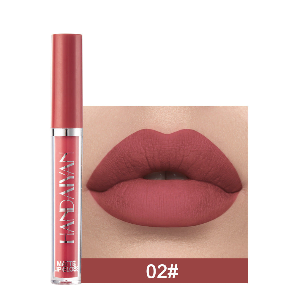 HANDAIYAN Matte Non-stick, Non-fading, Shiny Liquid Lipstick