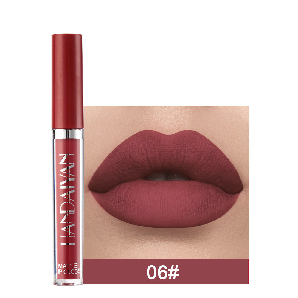 HANDAIYAN Matte Non-stick, Non-fading, Shiny Liquid Lipstick