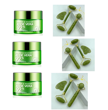 Crema hidratante y control de grasa para el cuidado de la piel con aloe vera FRESH &amp; MOISTURE 50 g