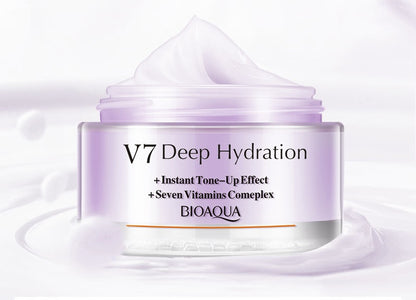 BIOAQUA V7 Crystal Clear Whitening and Moisturizing Face Cream 50g