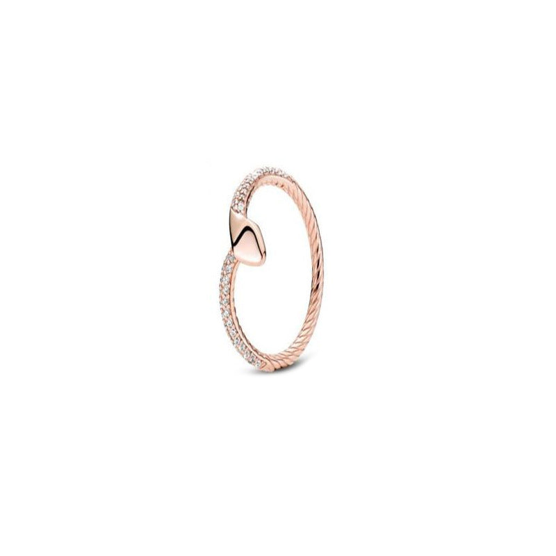 Anillo Pandora elegante en forma de corazón