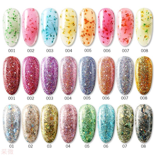 SUPER PLATINIUM Colored Gel Nail Polish