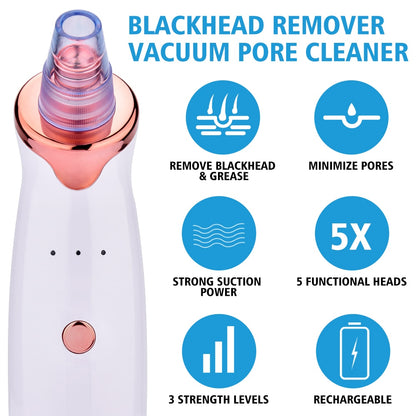 Microcrystailline Blackhead Removal Instrument Electric Suction, Face Wash, Acne Removal Device