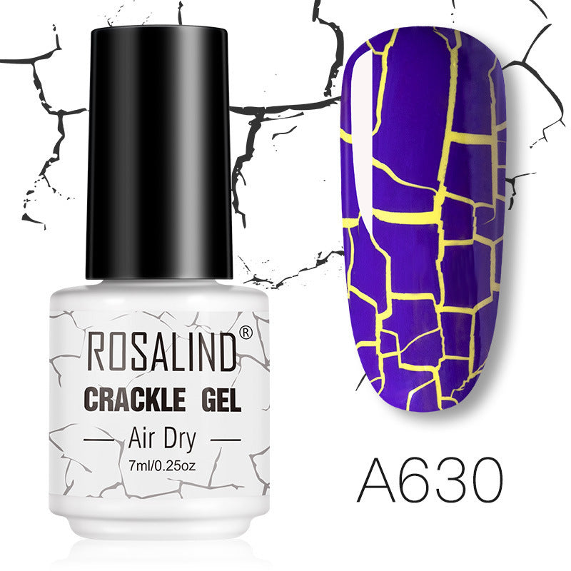 Esmalte de uñas con rayas agrietadas ROSALIND