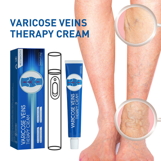 Intravenous Massage Cream Relieves Vascular Leg Massage Treatment and Laser Pointer