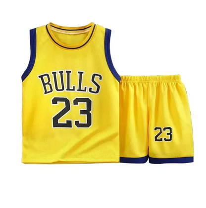 New 2024-25 American Basketball, Boston, Bulls, Rockets, Golden State Kids Jersey and Shorts Set