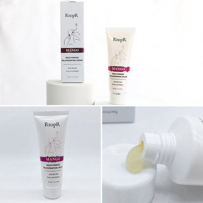 RtopR Mango Neck Firming Cream, Fine Line Eraser, Wrinkle Remover and Revitalizing Cream 40g