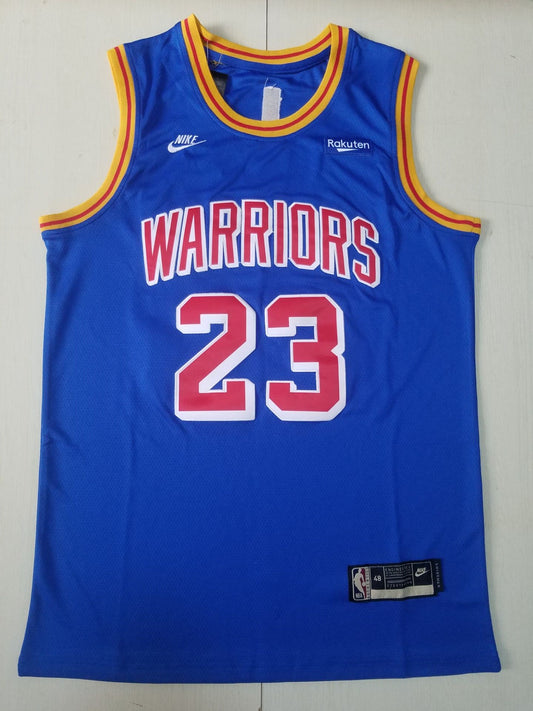 Golden State Warriors GREEN # 23 Blue 75th Anniversary NBA Jerseys