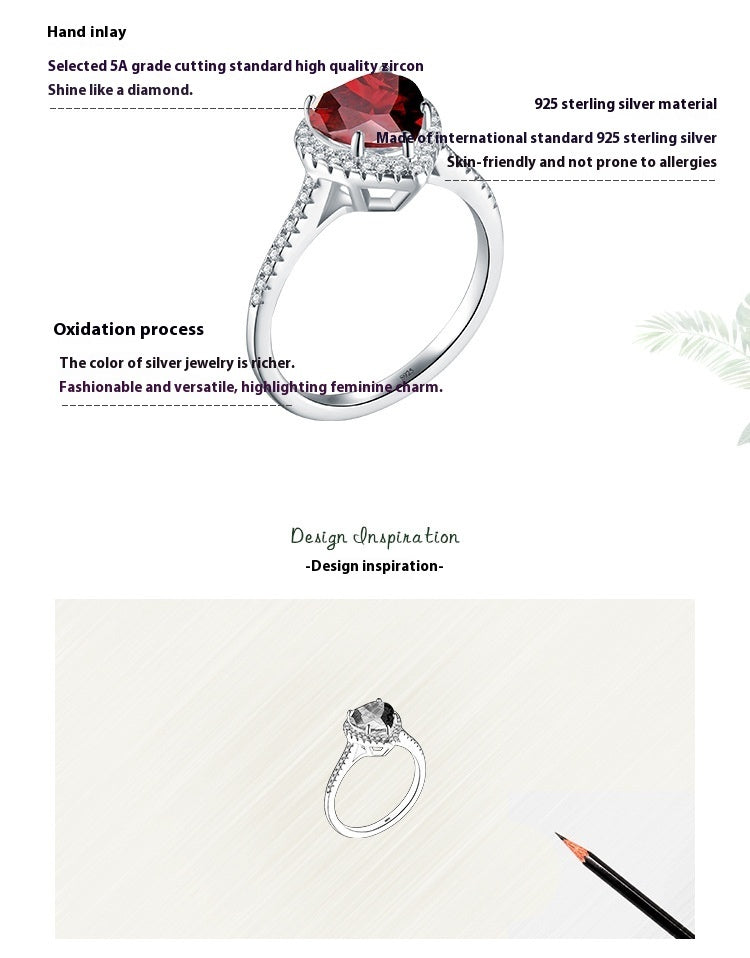 Diamond Love S925 Silver Pandora Ring