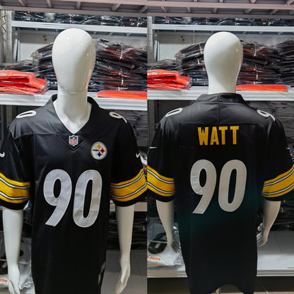 Pittsburgh Steelers American Football NFL Jersey - Watt, Wilson, Harris, Queen, Pickens, Fields, Trubisky, Pitzpatrick