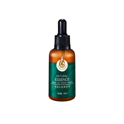 KlsyChry Natural Essence Ginger Cuidado del cabello para la caída del cabello: restaura los folículos pilosos y hace que el cabello sea más grueso, 30 ml: compre 3 y pague 2