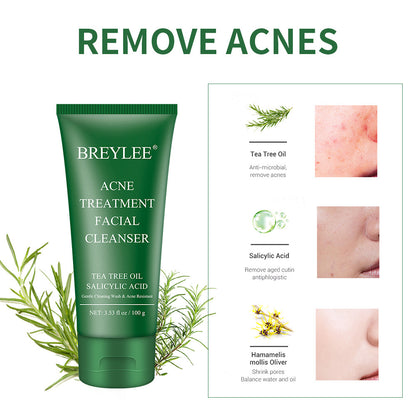 BREYLEE Tea Tree Extract Cleanser, Anti-Acne 100 ml