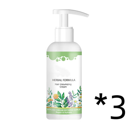 Crema voluminizadora para el cabello con fórmula a base de hierbas para todo tipo de cabello, 50 ml: compre 3 y pague 2