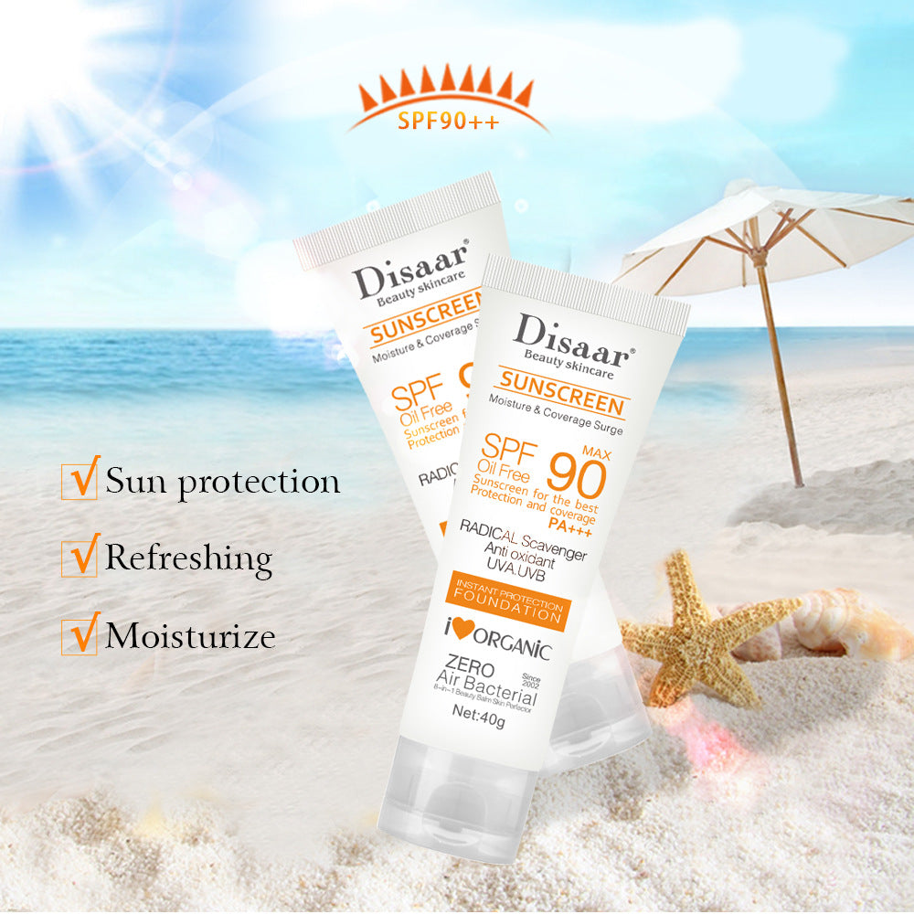 DISAAR Whitening Sunscreen for Sensitive Skin SPF 90+ PA+++ 40g - Buy 3 Pay for 2