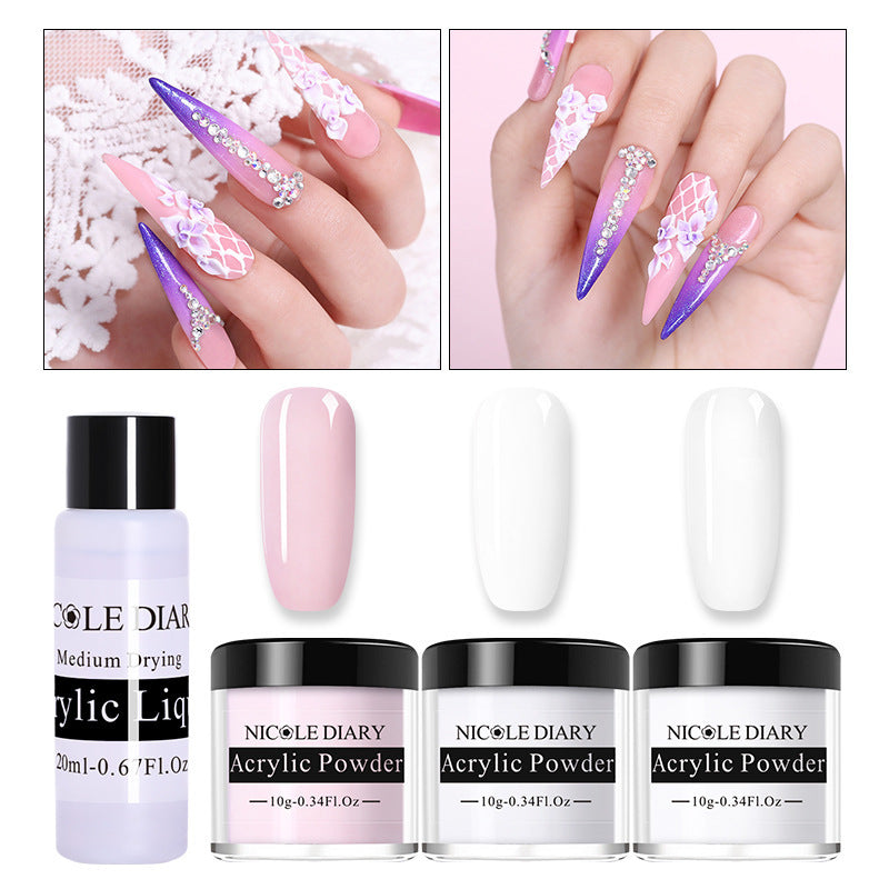 NICOLE DIARY Nail Crystal Pollen Sparkle